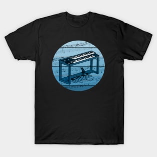 Jazz Organ Music Notation Organist Musician T-Shirt